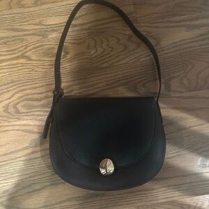Madewell Dakota Shoulder Saddle Bag Black